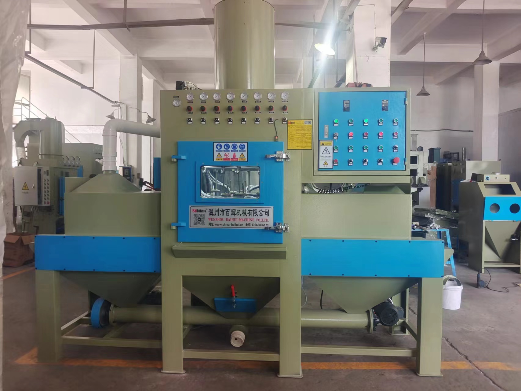 BH-PS3070-8A輸送式噴砂機